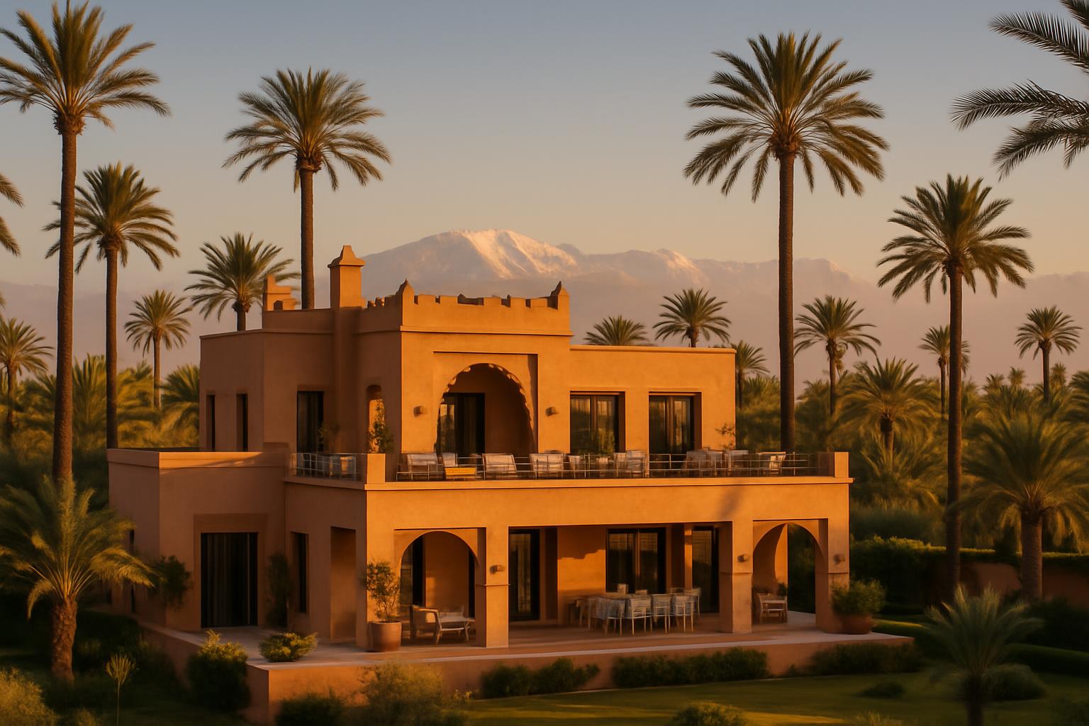 Luxusvilla in der Palmeraie